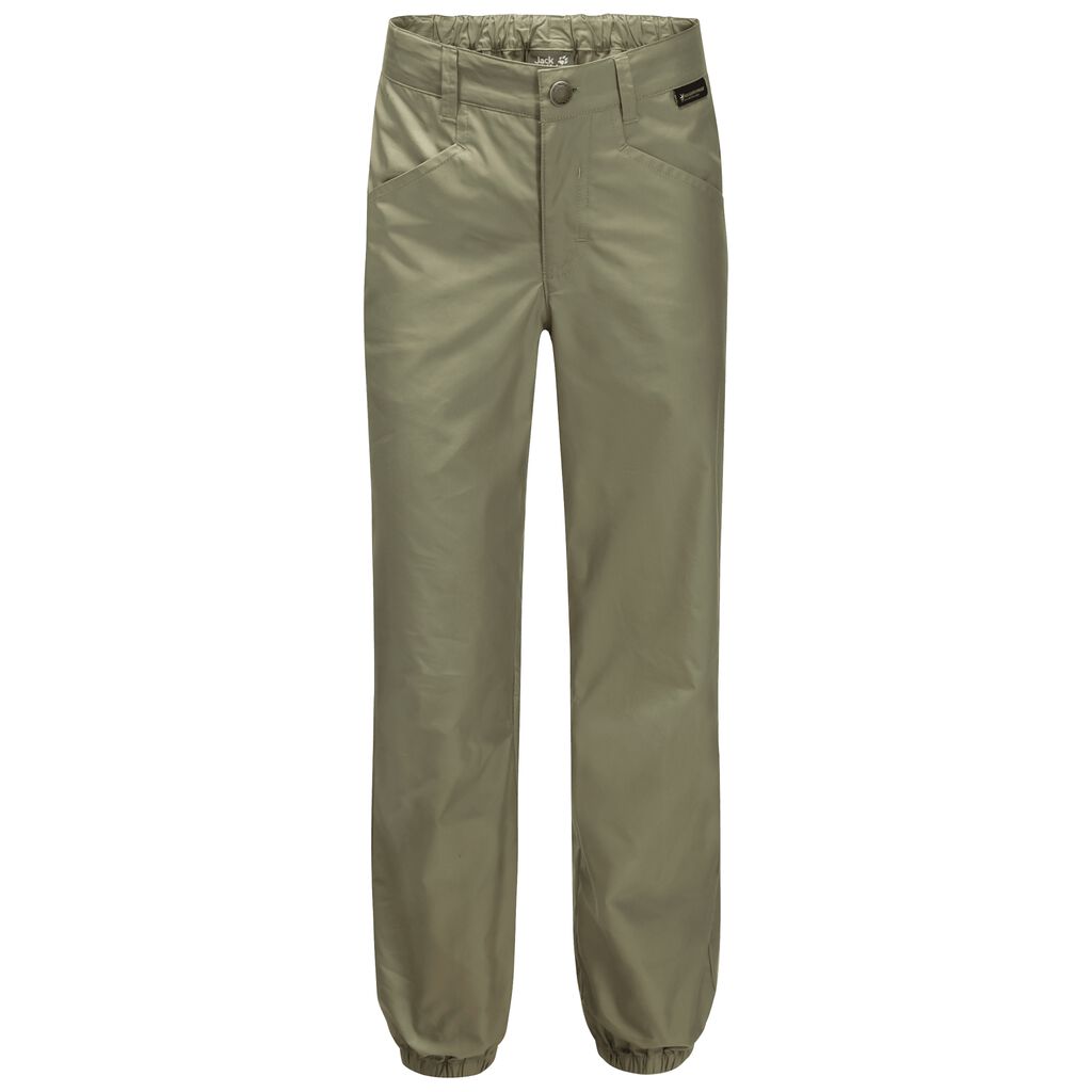 Jack Wolfskin LAKESIDE Pantalons Enfant Kaki - EGWTFZC-67